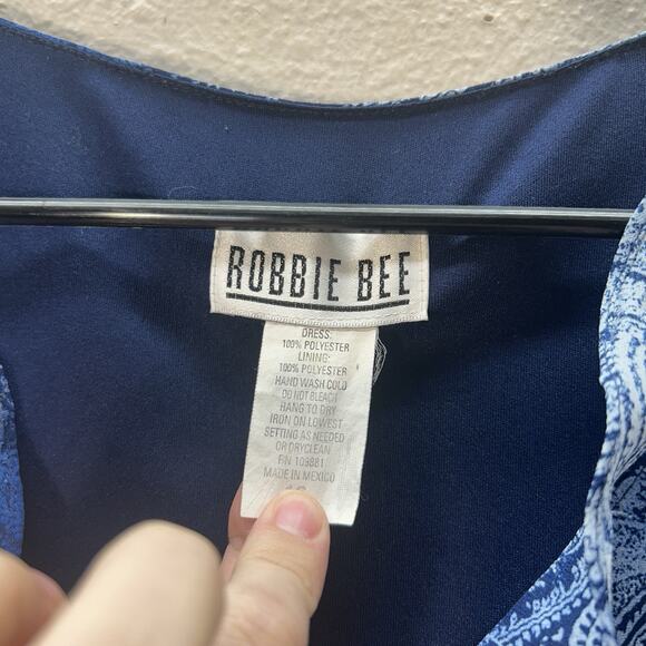 Robbie Bee Dress Sz 16 Paisley Ruffle 90s Y2K Fairy Night Out Cocktail Party - Picture 4 of 9